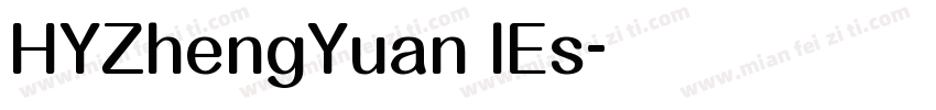 HYZhengYuan lEs字体转换